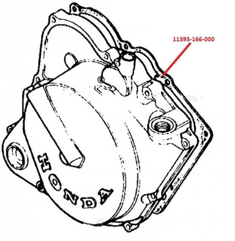 Joint moteur origine pour Moto Honda 50 MB Après 1982 11393-166-000 Neuf en destockage