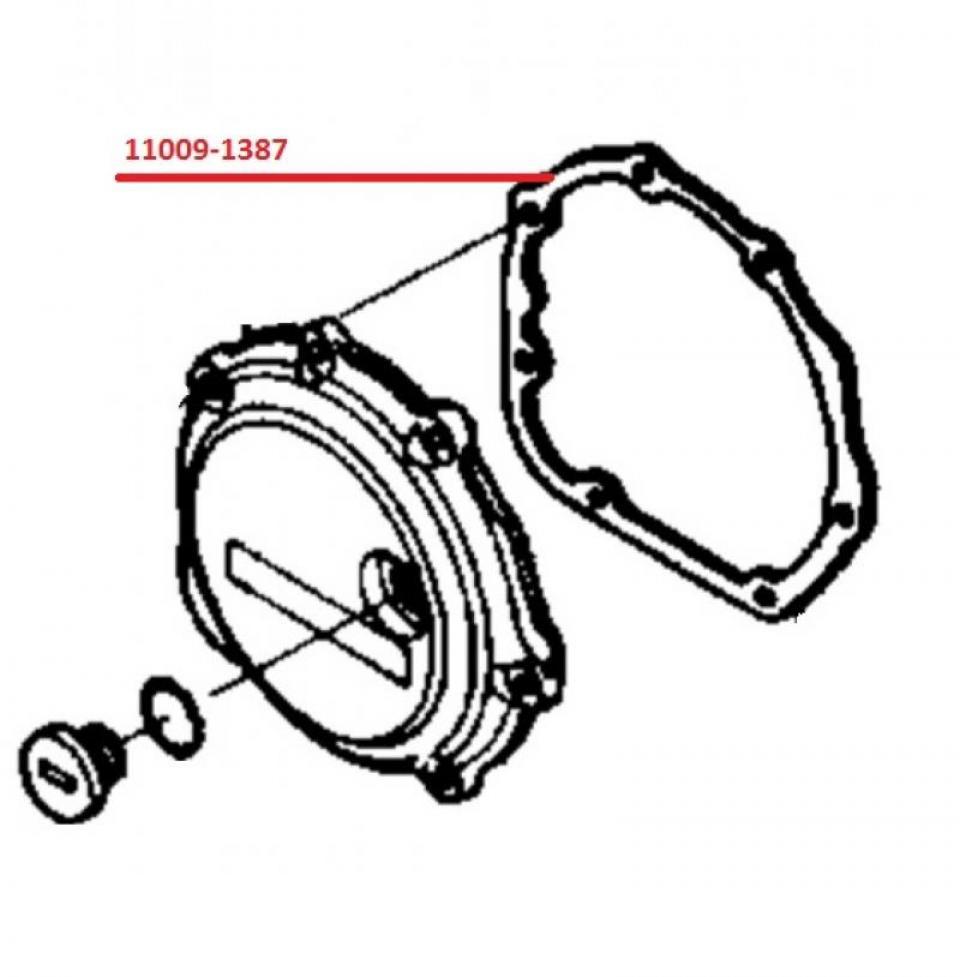 Joint moteur origine pour Moto Kawasaki 1000 ZX 1988 à 1990 11009-1387 Neuf