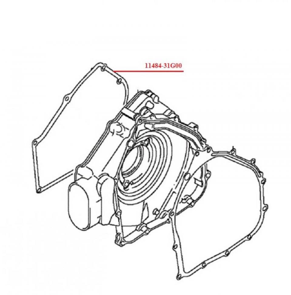 Joint origine carter embrayage pour Quad Suzuki 750 LT-A 2008 à 2015 11484-31G00 Neuf