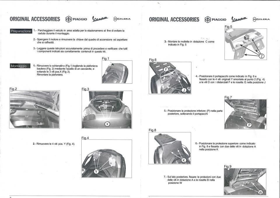 Support de top case origine pour scooter Piaggio 300 MP3 2010 à 2013 653640 Neuf