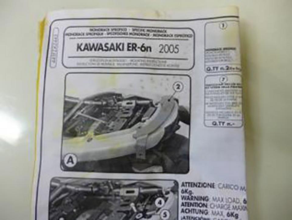 Support de top case Kappa pour Moto Kawasaki 650 ER6 2005 à 2008 KZ445 Neuf en destockage