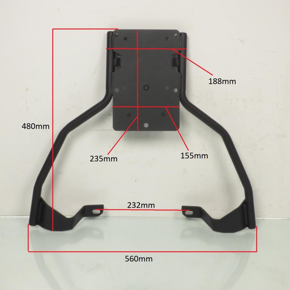Support top case Shad pour scooter Yamaha 125 N-MAX 2021-25 Y0NX15ST TOP MASTER