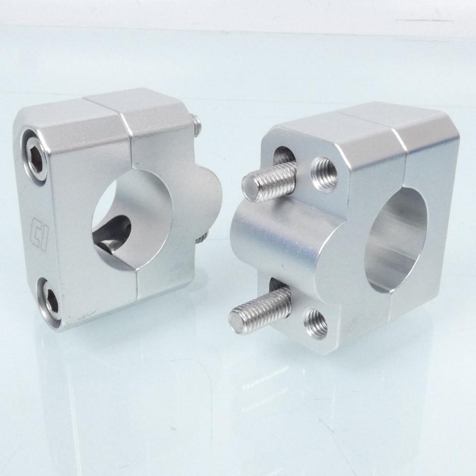 Pontet de guidon Doppler pour moto Rieju 50 MRT 2009 à 2017 +17 Ø22/28 Neuf