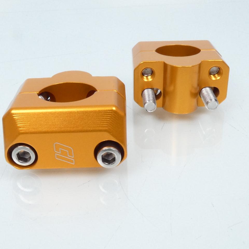 Pontet de guidon Doppler pour moto Rieju 50 MRT 2009 à 2017 +17 Ø22/28 Neuf
