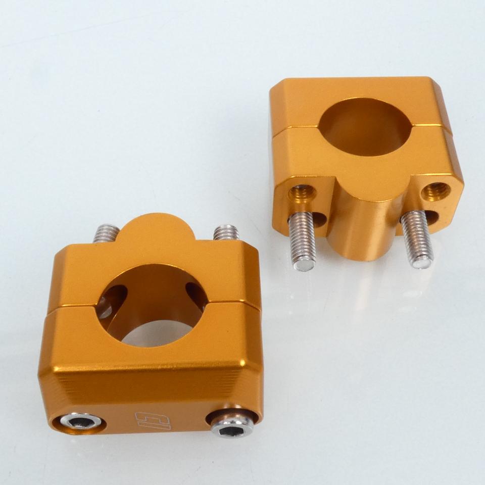 Pontet de guidon Doppler pour moto Rieju 50 MRT 2009 à 2017 +17 Ø22/28 Neuf