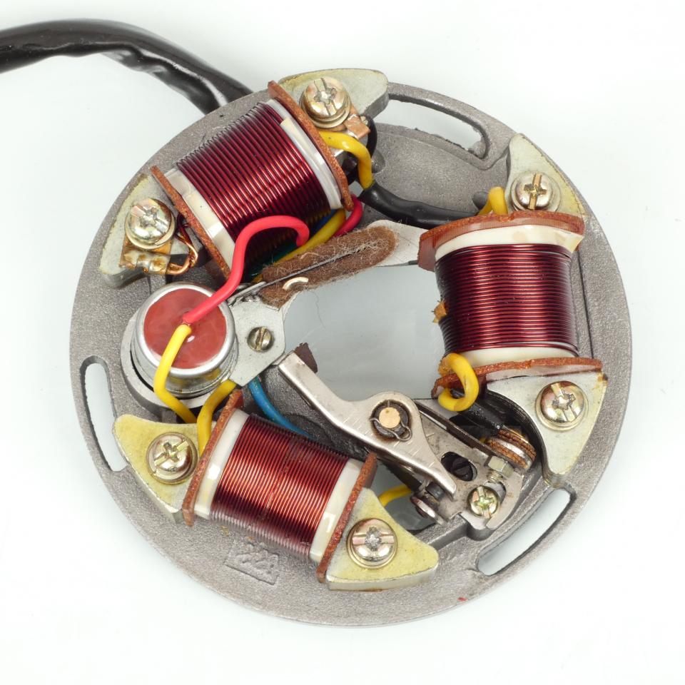 Stator d allumage RMS pour scooter Piaggio 125 Vespa 1961 à 1966 3 pôles 6V Neuf