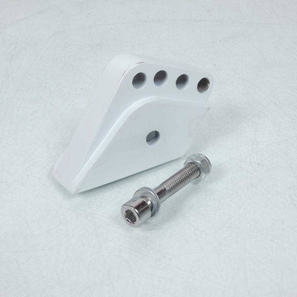 Rehausse amortisseur arrière TNT pour scooter Peugeot 50 Buxy blanc 4 positions