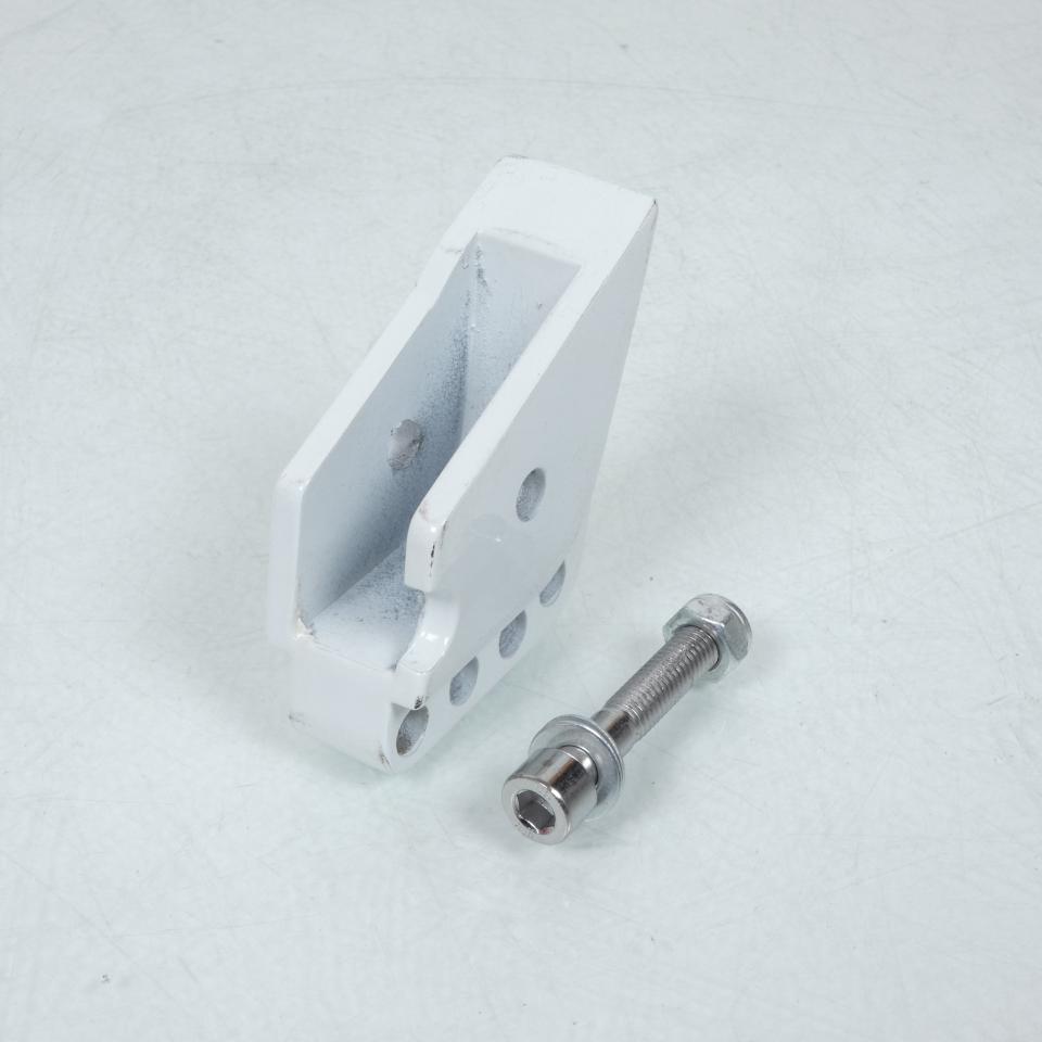 Rehausse amortisseur arrière TNT pour scooter Peugeot 50 Buxy blanc 4 positions