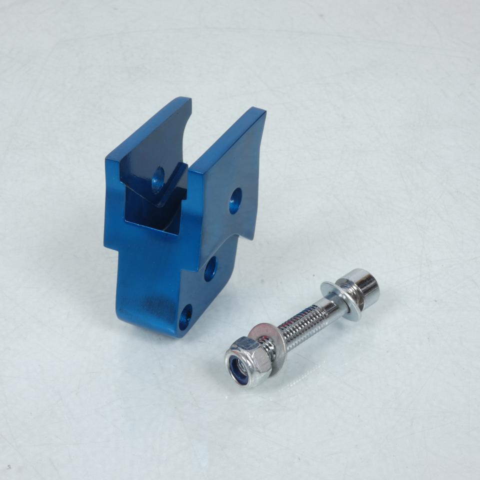 Rehausse amortisseur arrière 2 positions Bleu TNT pour scooter Peugeot 50 Ludix