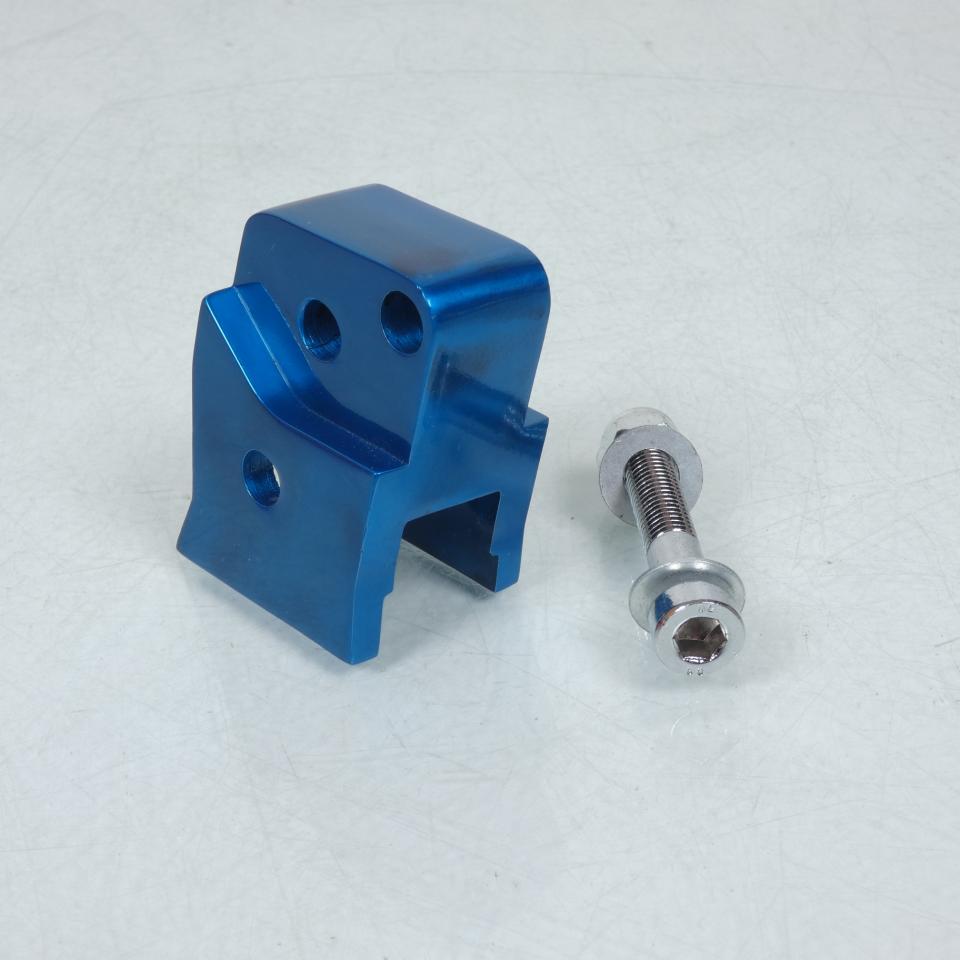 Rehausse amortisseur arrière 2 positions Bleu TNT pour scooter Peugeot 50 Ludix