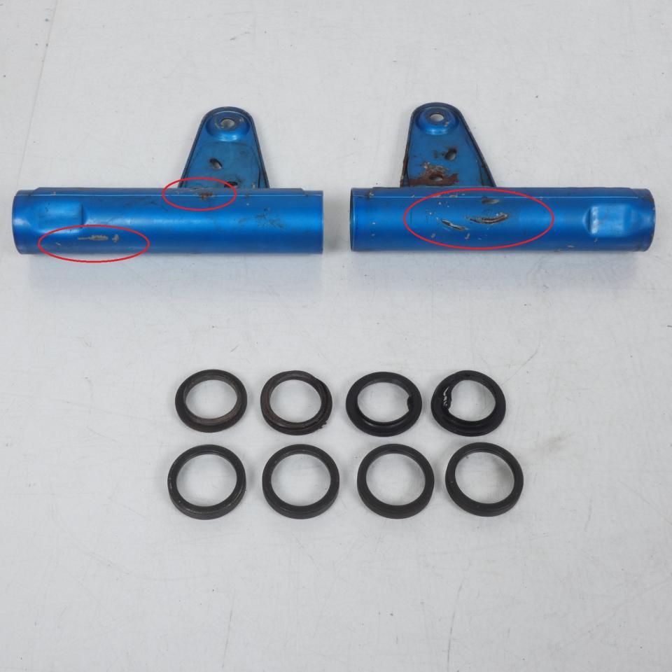 Paire patte de feu origine bleu pour moto Suzuki 80 RG 1980 09T Occasion