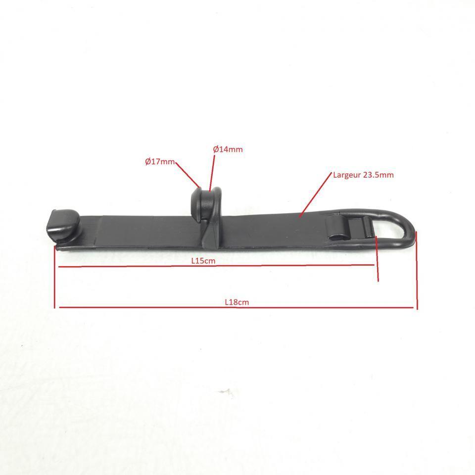 Attache plaque phare tête de fourche pour moto Peugeot 50 XP6 L180mm l23.5mm