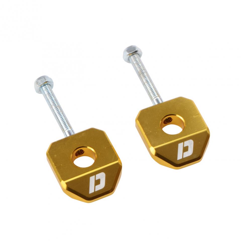 Tendeur chaîne de transmission Doppler pour Moto Derbi 50 Senda R X-Treme Ø12mm / or Neuf