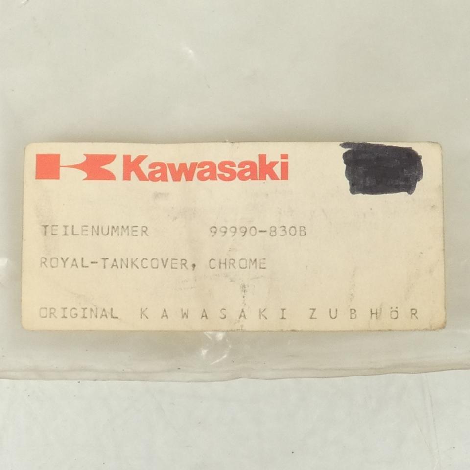 Tapis de réservoir cuir noir Chrome origine pour moto Kawasaki 99990-830B Neuf