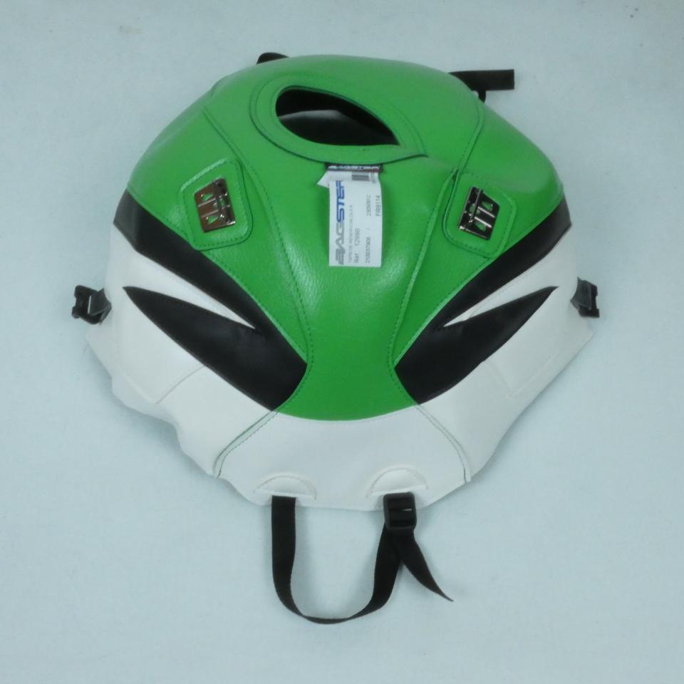 Tapis de réservoir Vert Blanc Noir Bagster 1299F pour moto Kawasaki 600 ZX6R