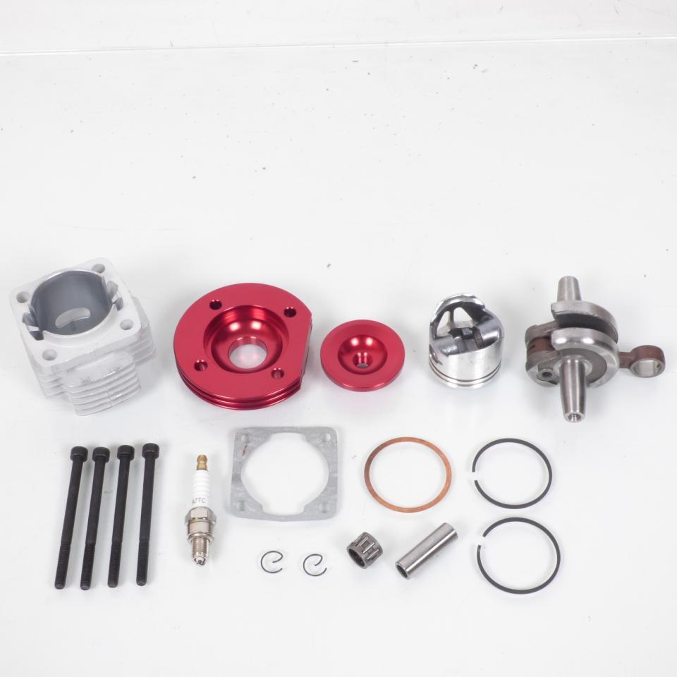 Haut moteur pour Moto Enfant Pocket bike 50 racing D.44 culasse rouge Neuf