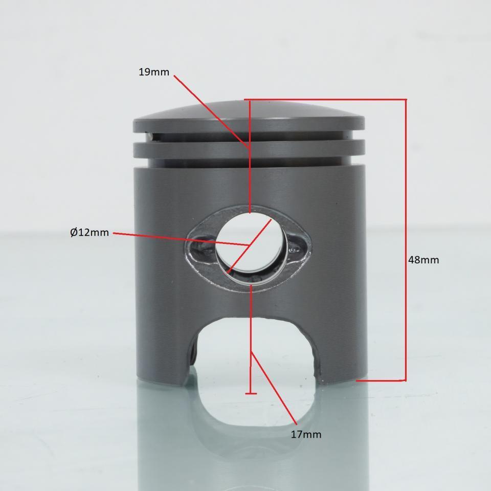 Piston moteur Teknix pour Scooter Peugeot 50 Ludix One 10P 2004 à 2007 Neuf