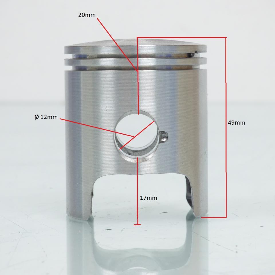 Piston moteur FDM pour Moto Aprilia 50 RS Moteur Derbi Neuf