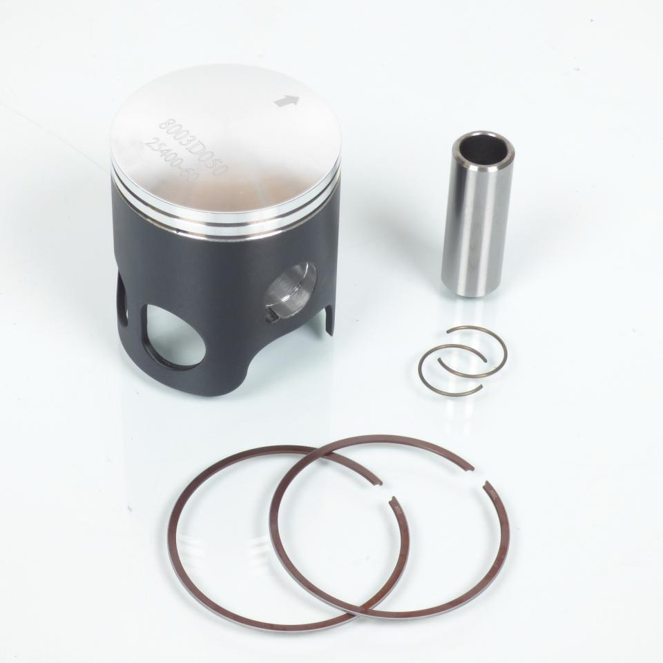 Piston moteur Wossner pour moto Yamaha 125 TY 1975 à 1992 Ø56.44 surcote +0.50