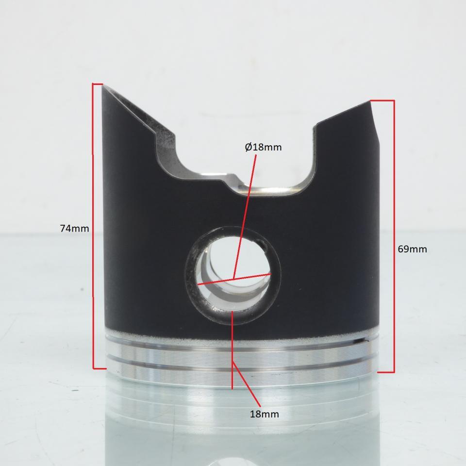Piston moteur Wossner Ø71.93mm pour moto KTM 300 EXC 1996 à 2003 8017DA Neuf