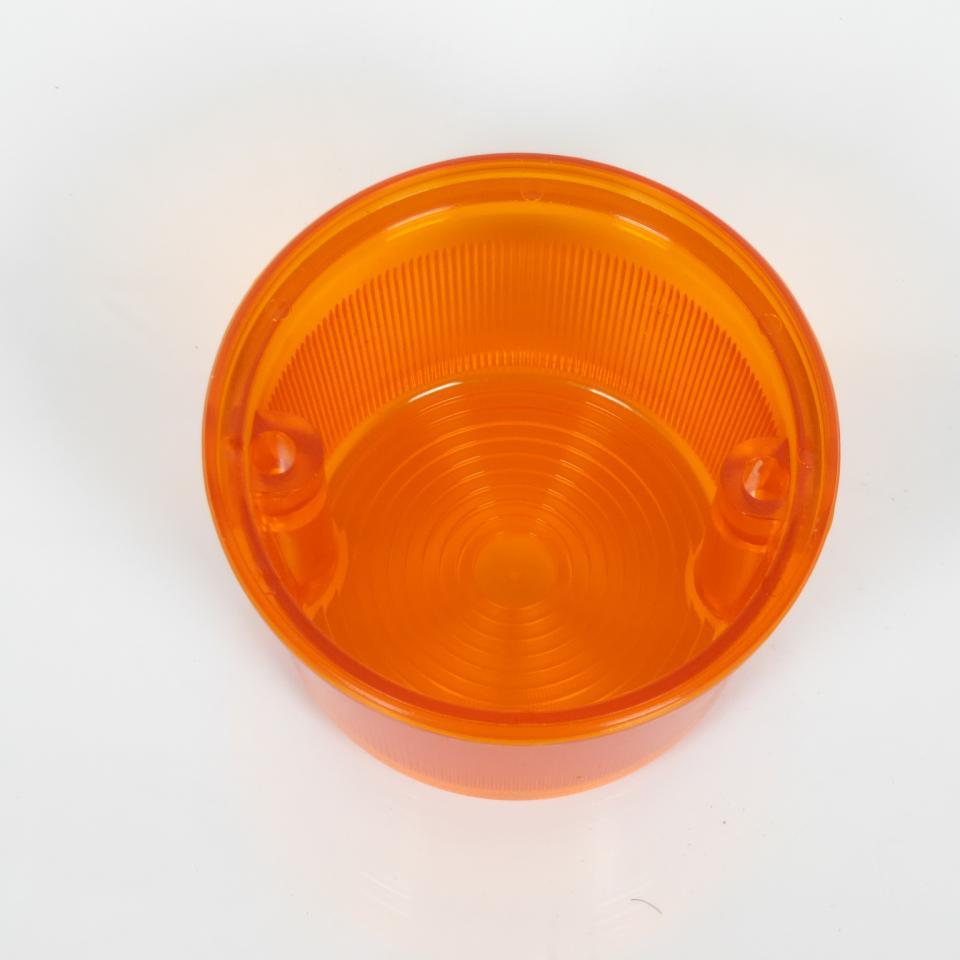 Cabochon de clignotant Générique pour mobylette Peugeot 50 104 Maly orange / l'unité Neuf