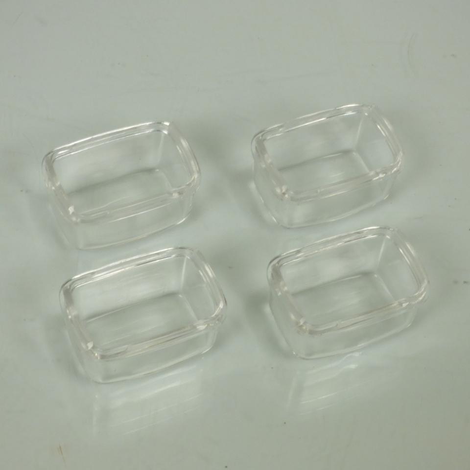 Cabochon de clignotant Replay pour Scooter MBK 50 Stunt 2003 transparent par 4 Neuf