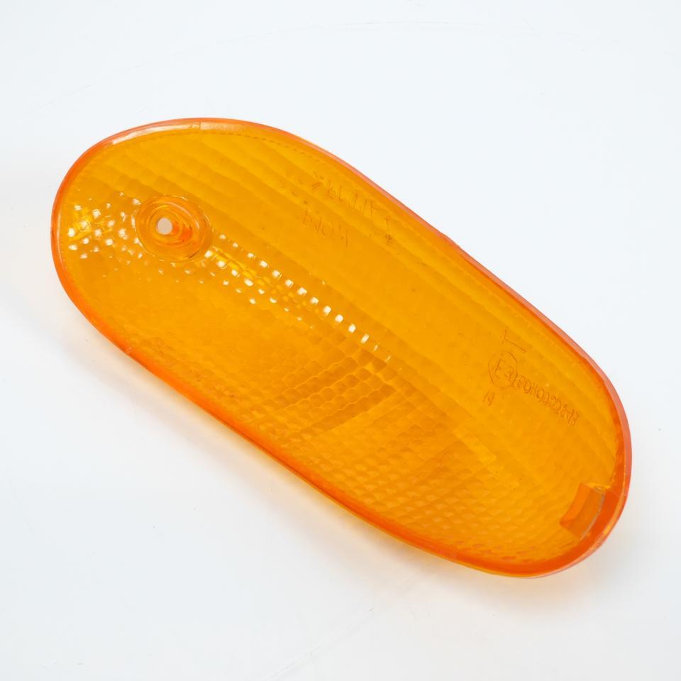 Cabochon de clignotant origine pour Scooter Gilera 50 Stalker 1997 à 2001 294944 / 210600 D / AVD orange Neuf