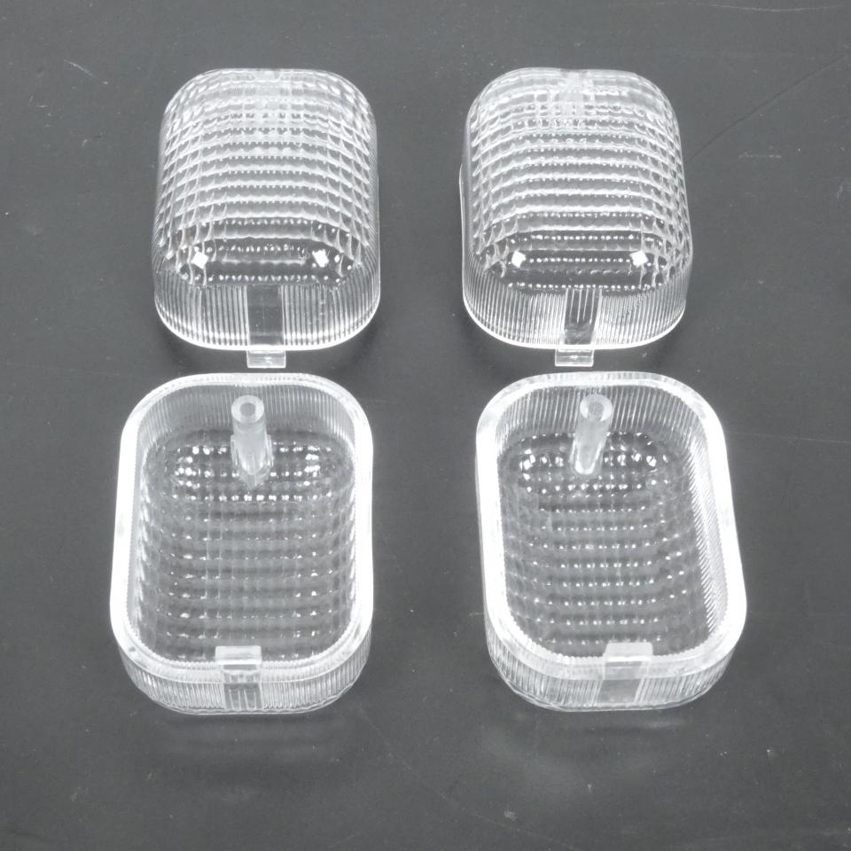 Cabochon de clignotant AV AR Blanc Replay pour scooter Peugeot 50 Trekker
