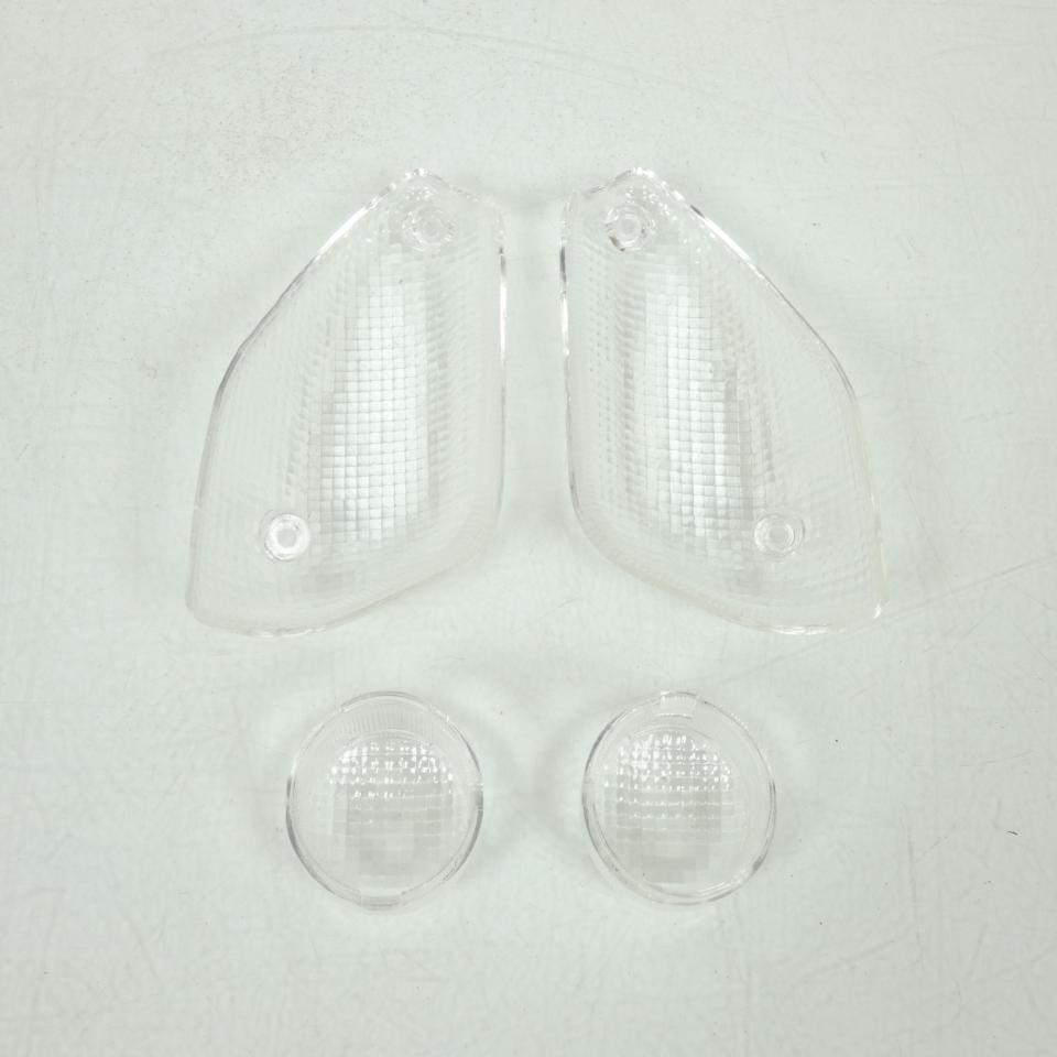 Kit Cabochon clignotant Blanc AR a clips pour scooter Yamaha 50 Aerox Avant 1998