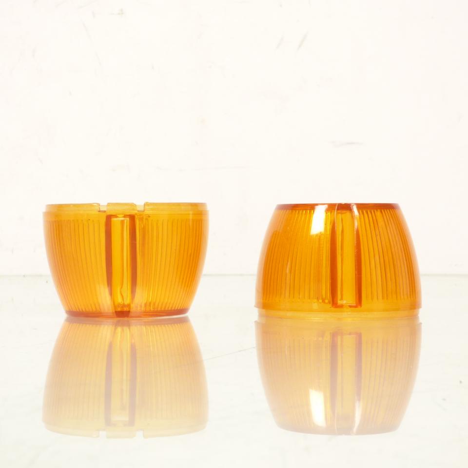 Cabochon de clignotant orange rond pour mobylette Motobecane cyclomoteur cyclo