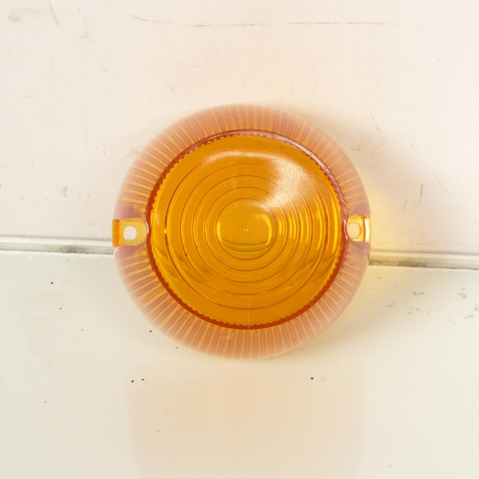 Cabochon de clignotant orange rond pour mobylette Motobecane cyclomoteur cyclo