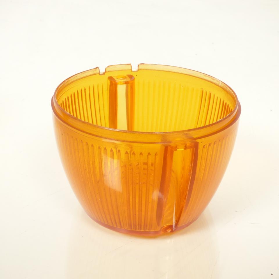 Cabochon de clignotant orange rond pour mobylette Motobecane cyclomoteur cyclo