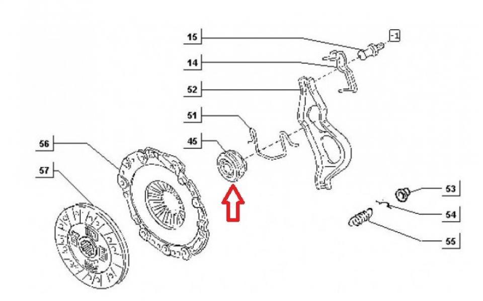 Pièce moteur diverse origine pour Auto Piaggio 1000 Porter 1998 à 2009 3123087505000 / RCT2825A Neuf