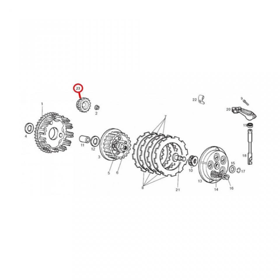 Pièce moteur diverse Doppler pour Moto Derbi 50 Senda R Drd Racing Ltd Après 2006 847216 Neuf