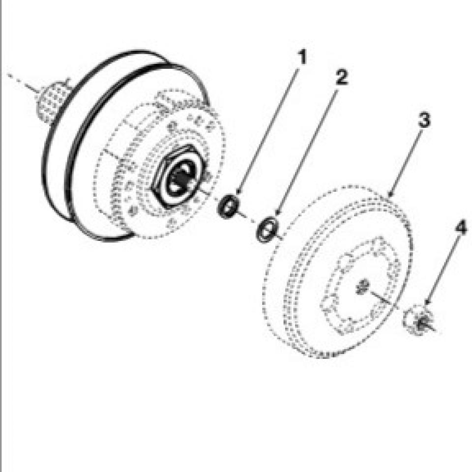 Rondelles de calage de cloche d'embrayage Malossi pour scooter 812036 Neuf