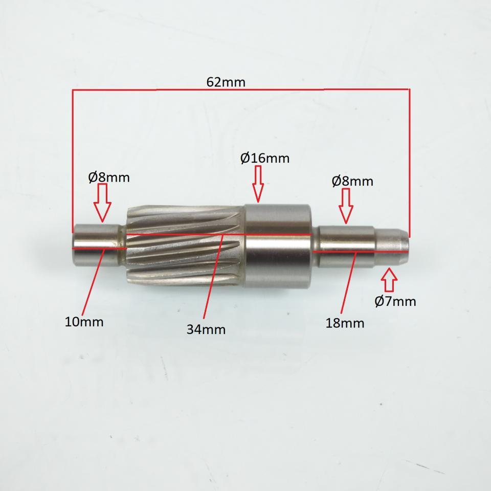 Pignon engrenage compte tour pour moto Yamaha 125 RS 1V1-17841-00 Neuf