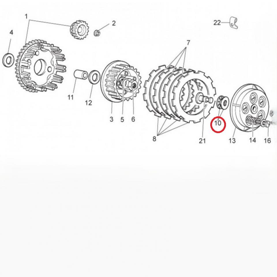 Pièce moteur diverse pour Aprilia RS 4T ABS EURO4