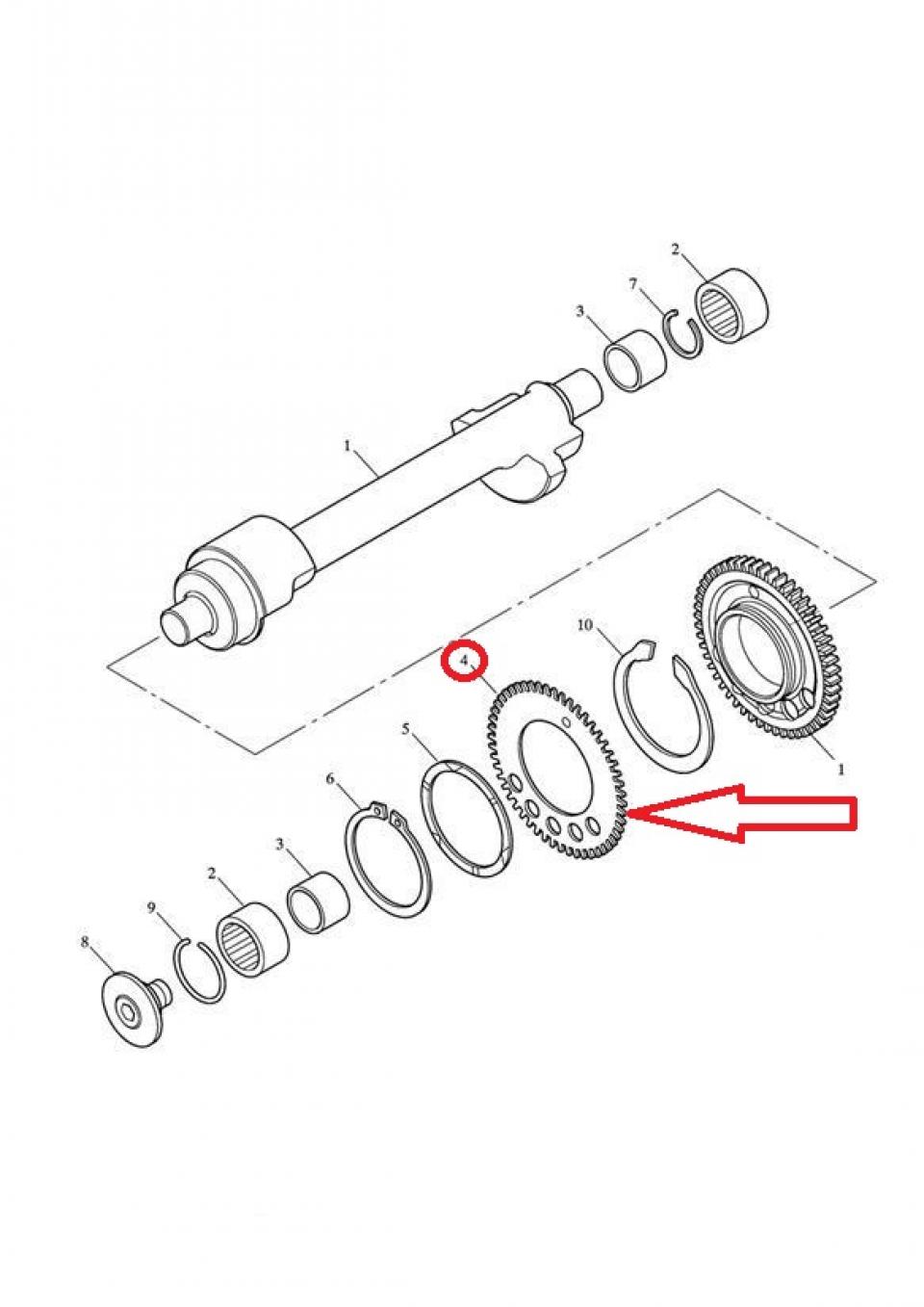 Pignon secondaire équilibrage pour moto Triumph Daytona 955I 2002-2006 T1200095