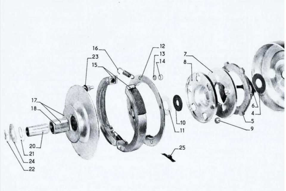 Coupelle variateur Générique pour mobylette Peugeot 50 103 Neuf