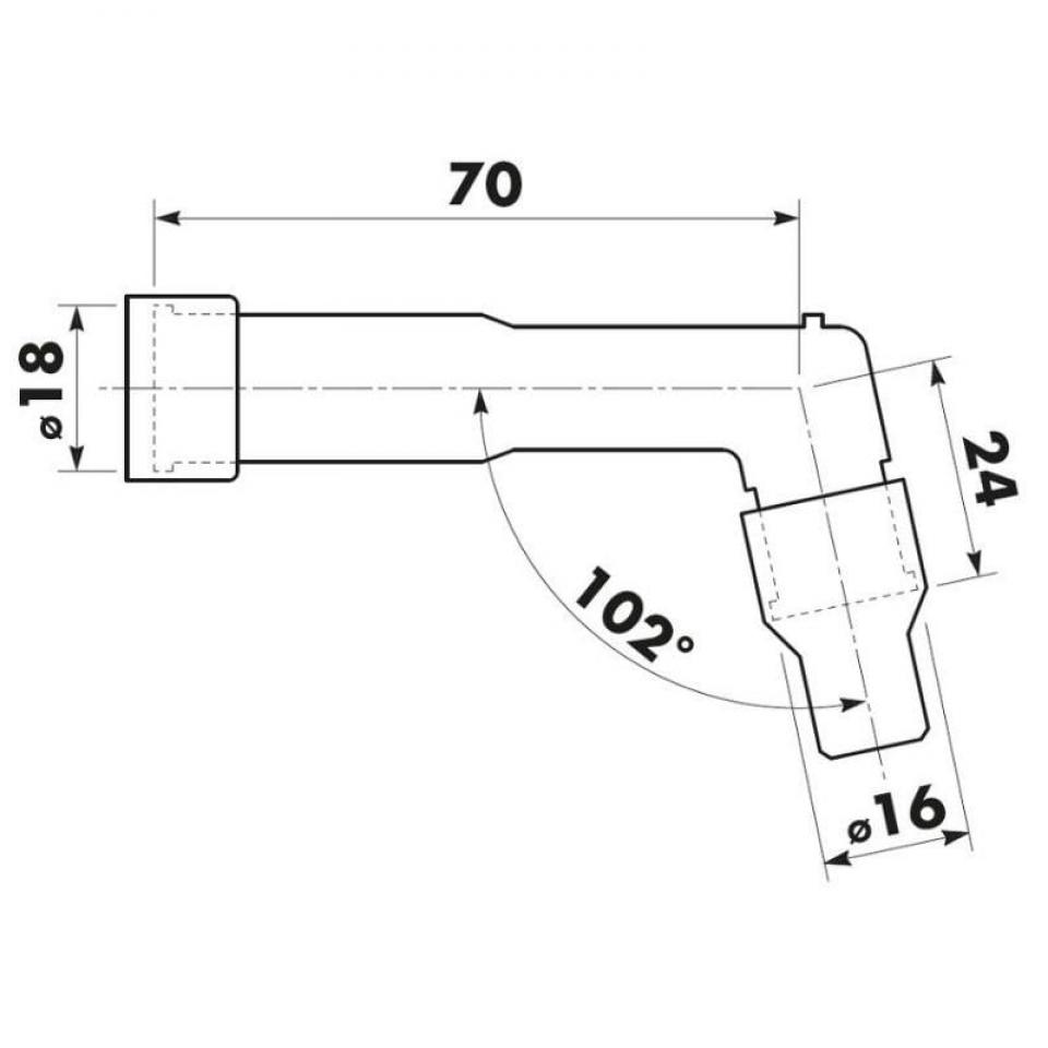 Antiparasite NGK pour moto XB05F / 8062 Neuf