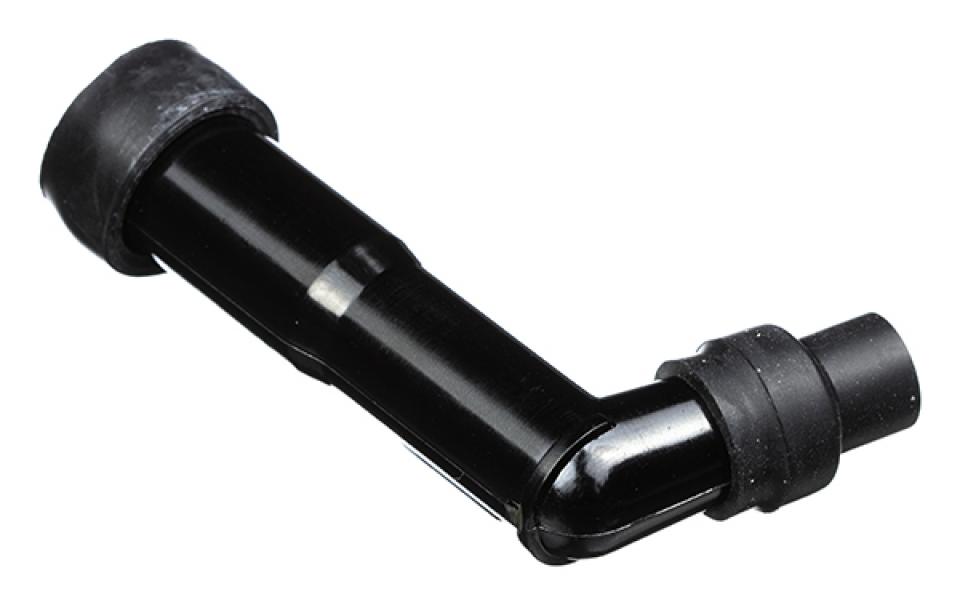 Antiparasite NGK XD01F 1KOhms sans olive noir coude 80° pour moto / 8489 Neuf