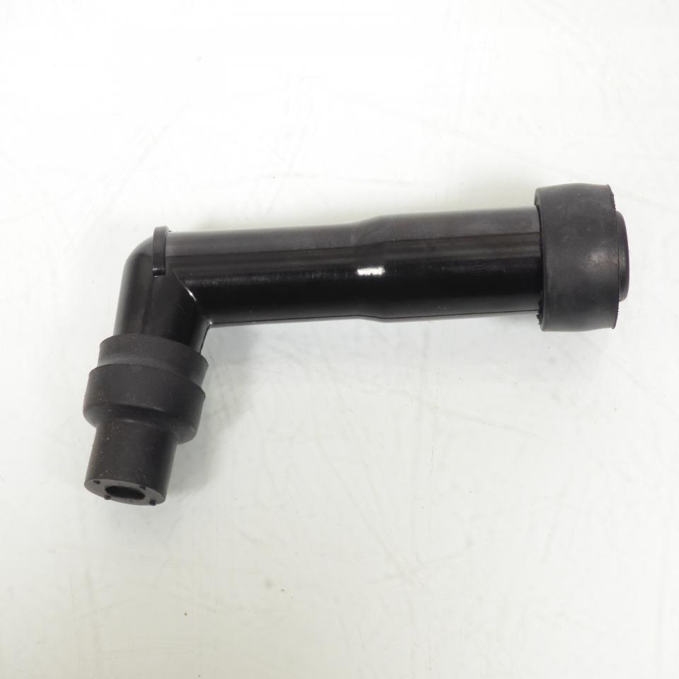 Antiparasite NGK XD01F 1KOhms sans olive noir coude 80° pour moto / 8489 Neuf