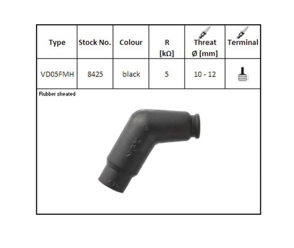 Antiparasite NGK pour Moto Honda 125 Xl R Après 1996 VD05FMH / 8425 Neuf
