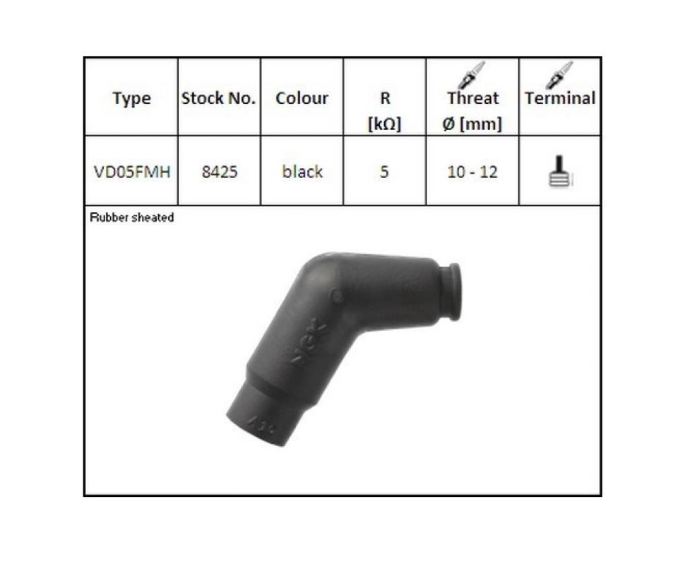 Antiparasite NGK VD05FMH / 8425 pour moto Honda 125 Xl R Après 1996 Neuf