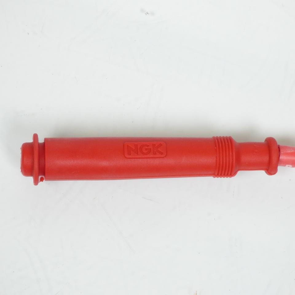 Capuchon de bougie antiparasite Racing NGK CR3 rouge 8089 pour moto avec olive