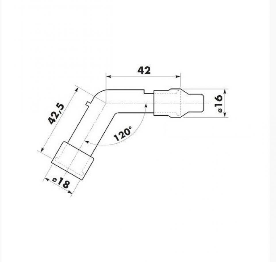 Antiparasite NGK pour Moto Ducati 600 Pantah TL Après 1981 8032 Neuf