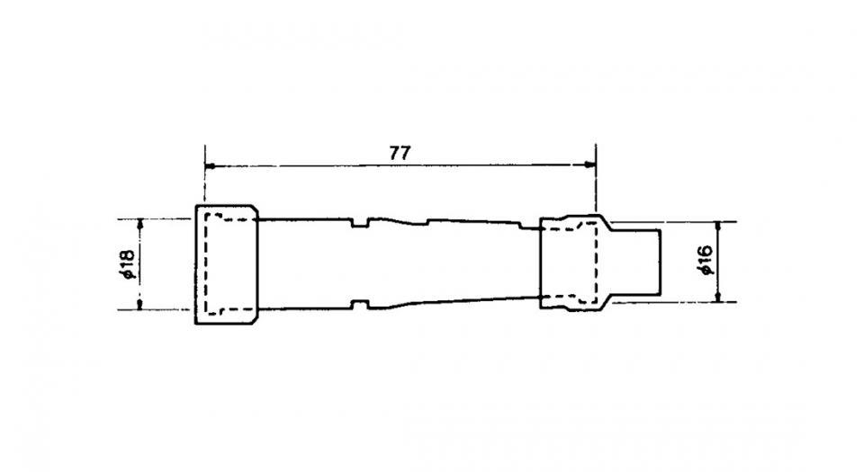 Antiparasite NGK pour Moto Yamaha 750 FZ Après 1985 SD05F-R sans olive 5 Kohm Neuf