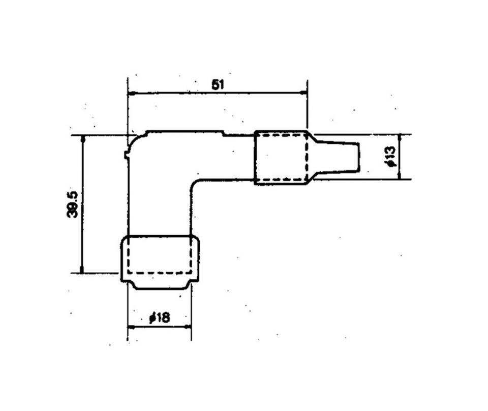 Antiparasite NGK pour Moto Honda 125 XL Après 1996 Neuf