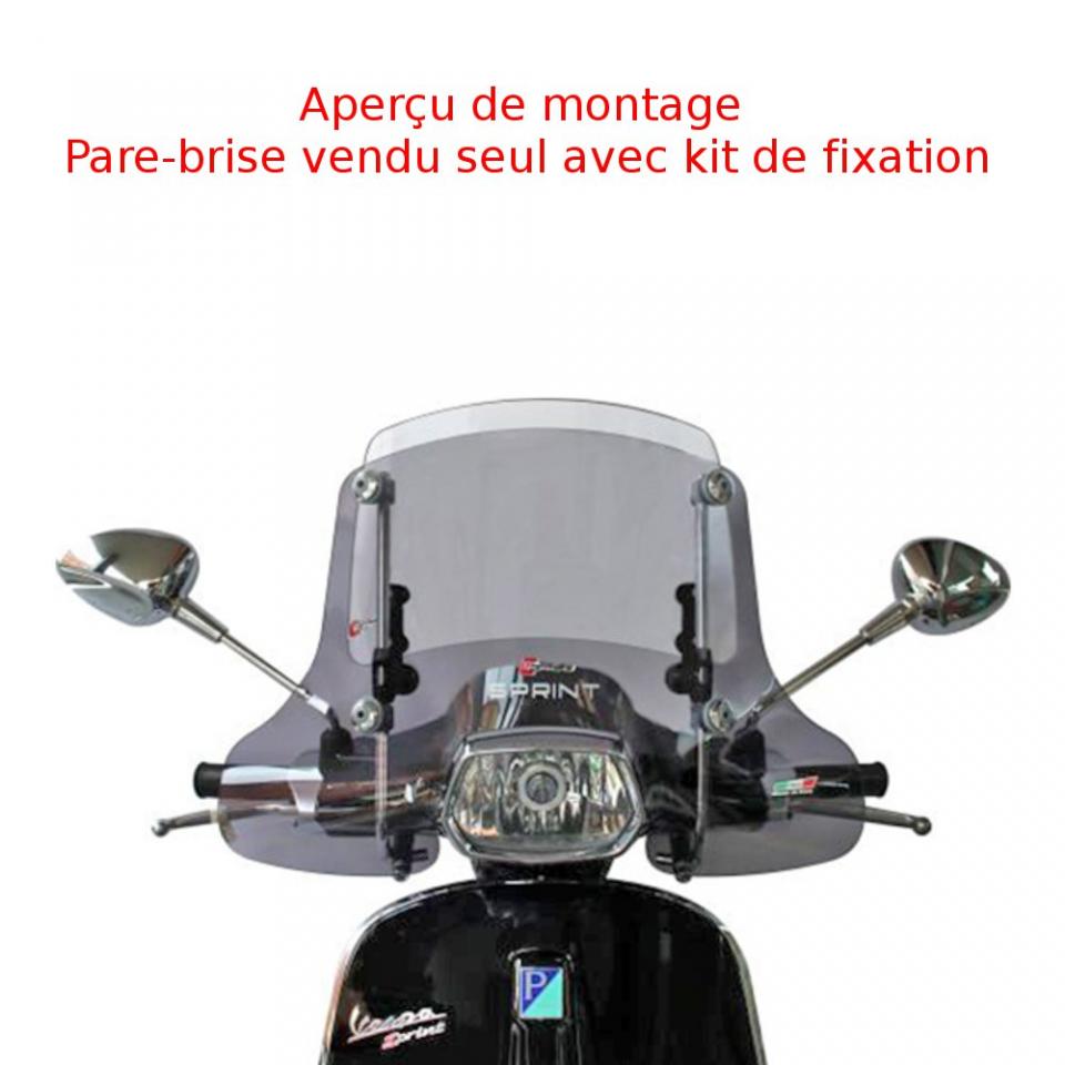 Pare brise Faco pour scooter Piaggio 50 Vespa Sprint 2T 2014 à 2017 22811 Neuf