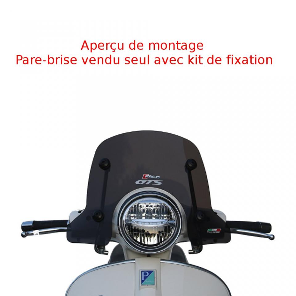 Pare brise Faco pour scooter Piaggio 125 Vespa GTS 2007 à 2012 29000 Neuf